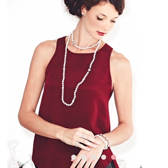 Convertible Pearl Necklace (Silver pearls) - Picture 5 of 8